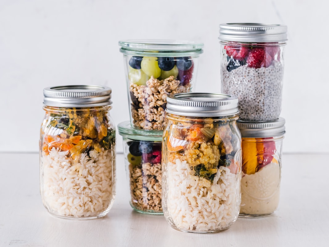 Healthy food preparation in professional kitchen
